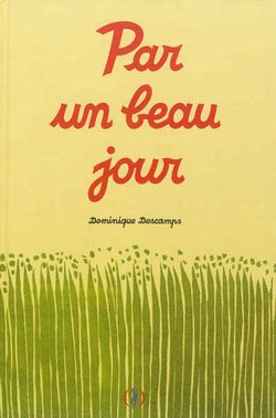 High green grass, yellow sky