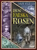 A collage of four pictures illustrating the story of The false rose
